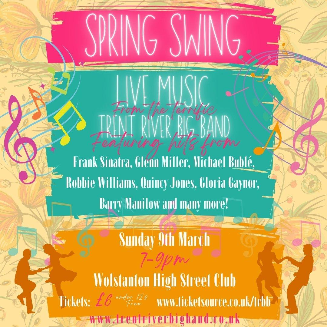 (SUNDAY 9th MARCH) <br>
(TRENT RIVER BIG BAND)